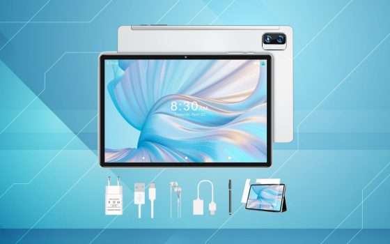 Tablet Android sottile e leggero a 91€: incredibile OFFERTA AMAZON (-32%)