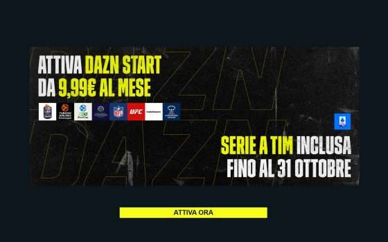 Attiva DAZN Start a 9,99 euro: la Serie A è inclusa fino al 31 ottobre