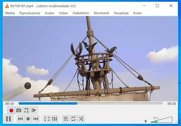 VLC interfaccia