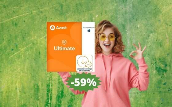Antivirus Avast Ultimate: prezzo BOMBA su Amazon (-59%)