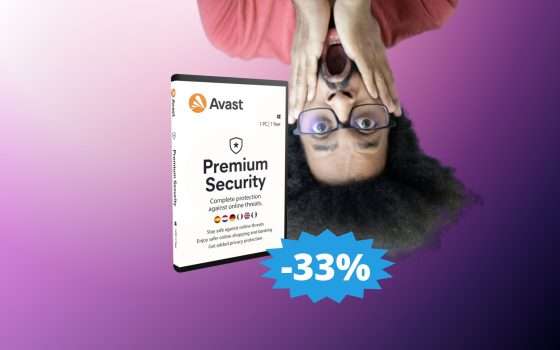 Avast Premium Security 2023: MEGA sconto del 33% su Amazon