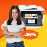 Stampante HP OfficeJet Pro: prezzo BOMBA su Amazon (-46%)