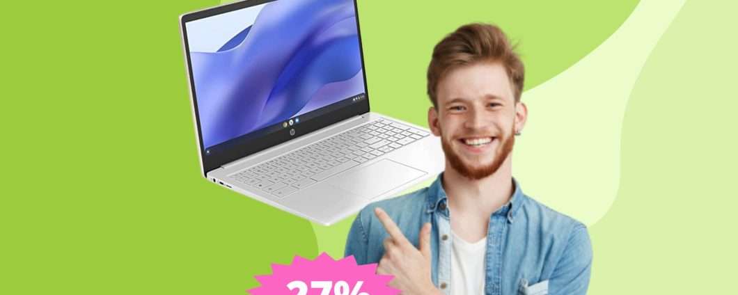 HP Chromebook 15a: SUPER sconto del 27% su Amazon