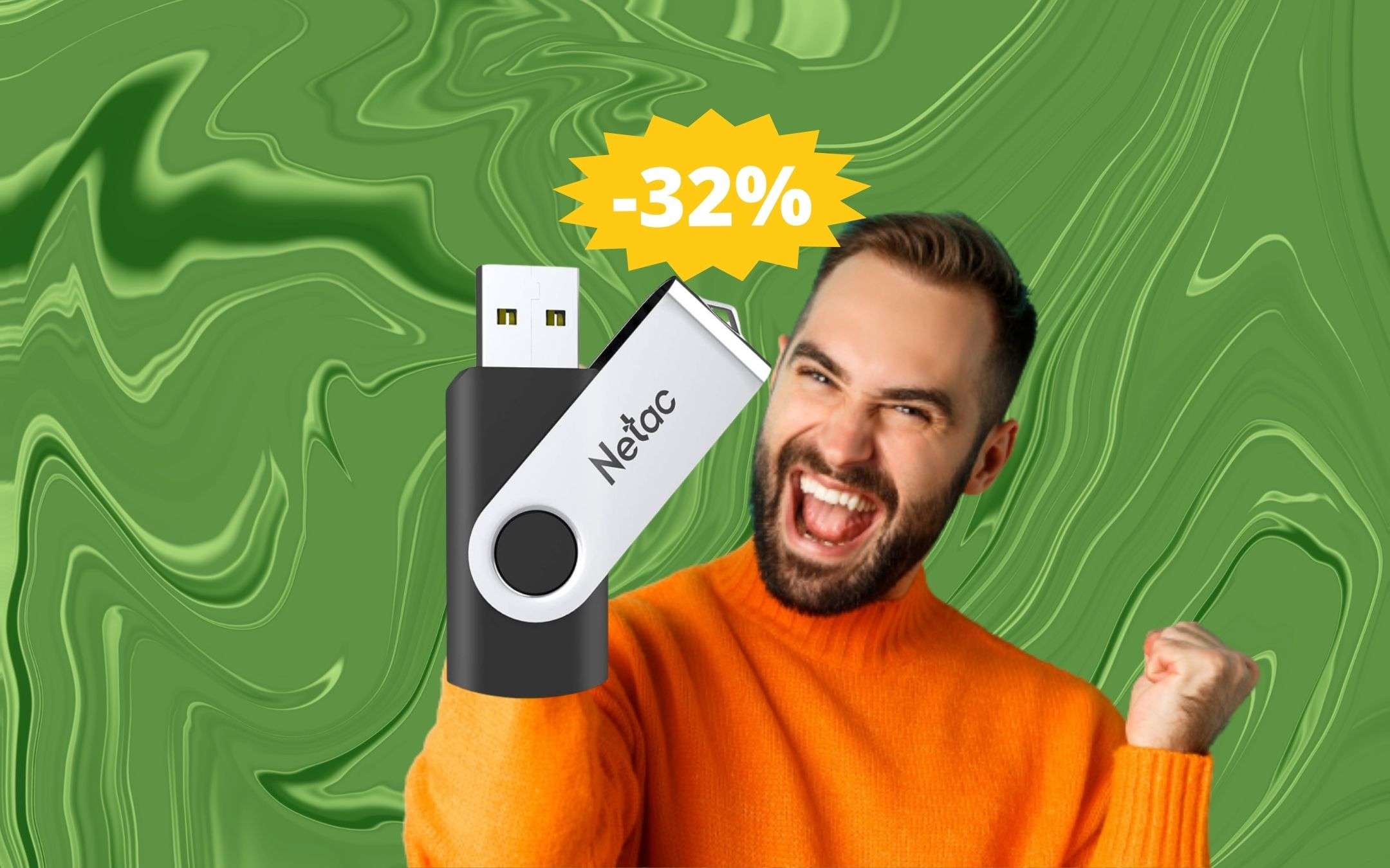 Chiavetta USB 32GB A Forma Di Tartaruga | Silicone USB 2.0 Plug & Play Per PC, TV E Auto