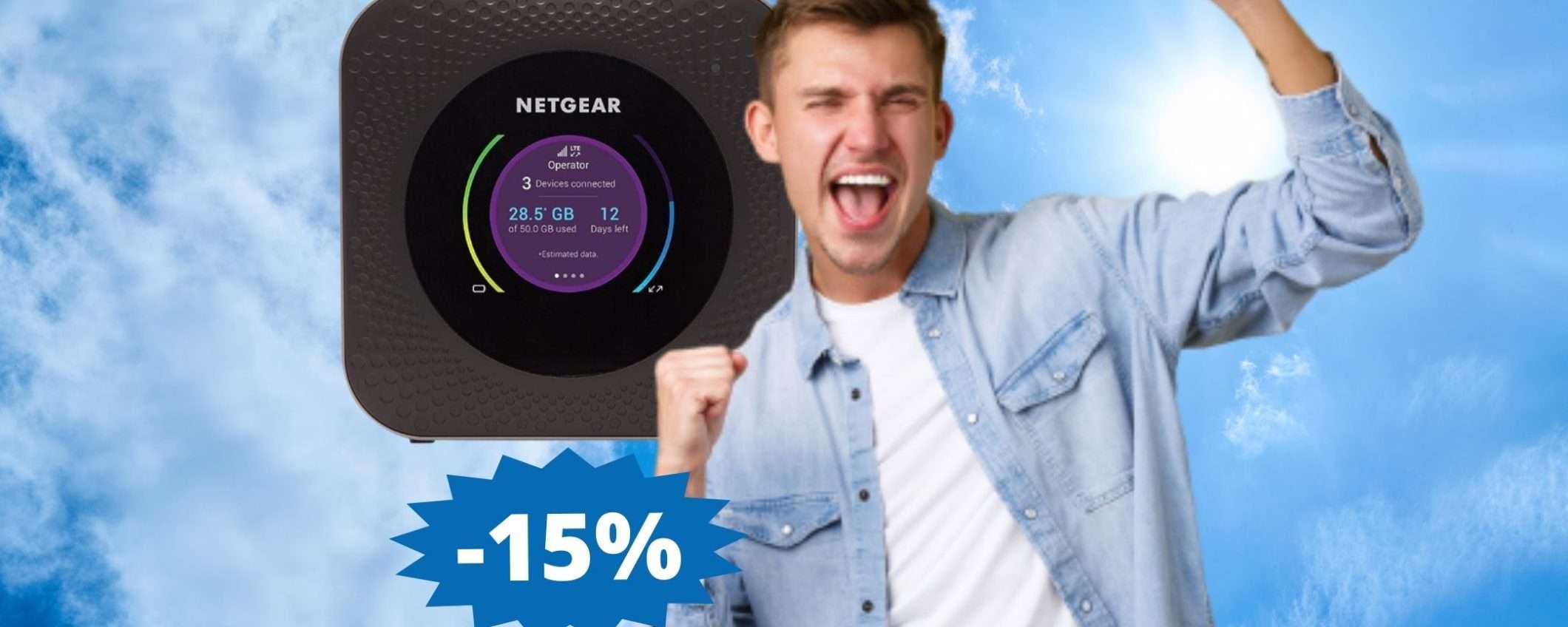 Router 4G Netgear Nighthawk: potente e in SUPER sconto