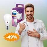 Lampadina a goccia Philips LED: efficienza e qualità ad un prezzo BOMBA