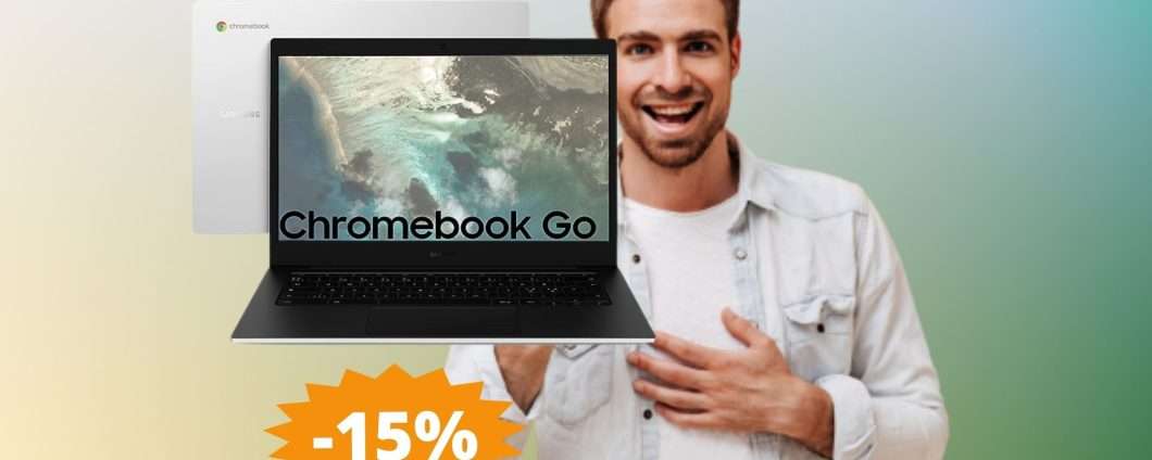 Samsung Galaxy Chromebook Go: prezzo IRRESISTIBILE