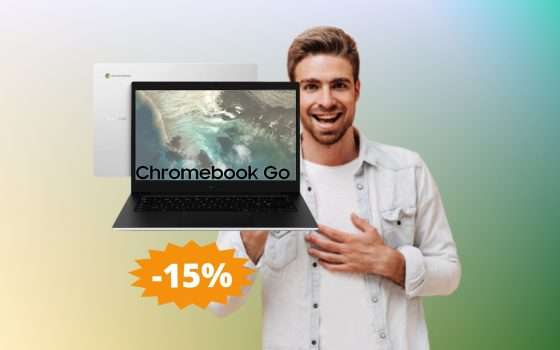 Samsung Galaxy Chromebook Go: prezzo IRRESISTIBILE
