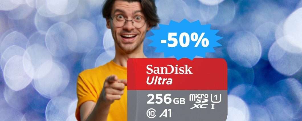 Micro SD SanDisk da 256 GB: AFFARE imperdibile su Amazon