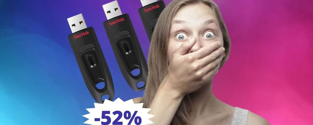 Chiavette USB SanDisk Ultra: un AFFARE da non perdere