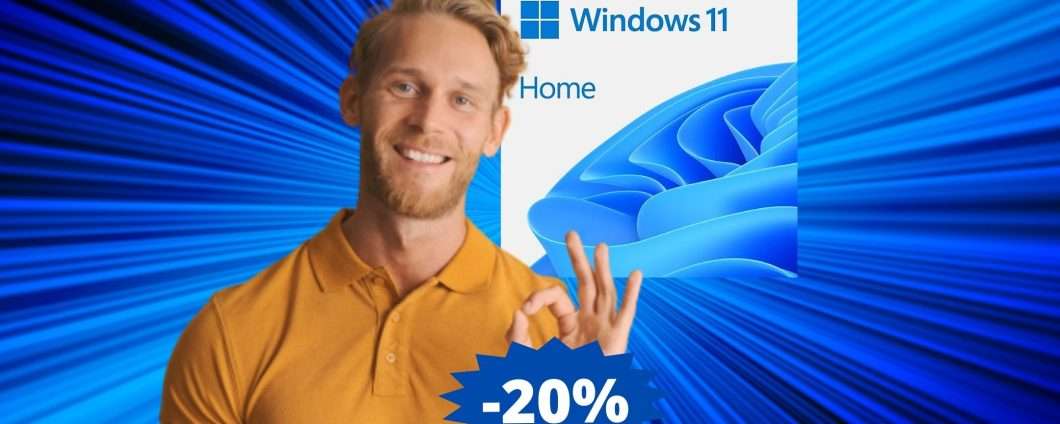 Windows 11 Home Edition: super sconto del 20% su Amazon