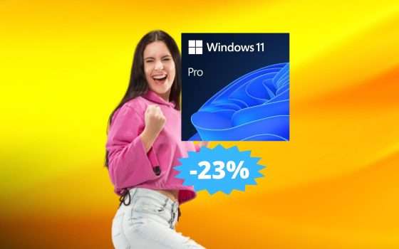 Windows 11 Pro Edition: SUPER sconto del 23% su Amazon