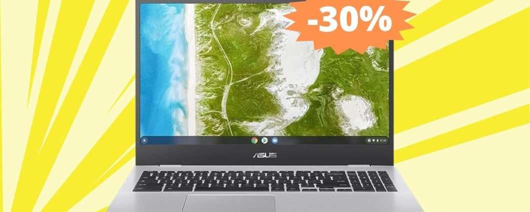 ASUS Chromebook CX1: prezzo BOMBA su Amazon (-30%)