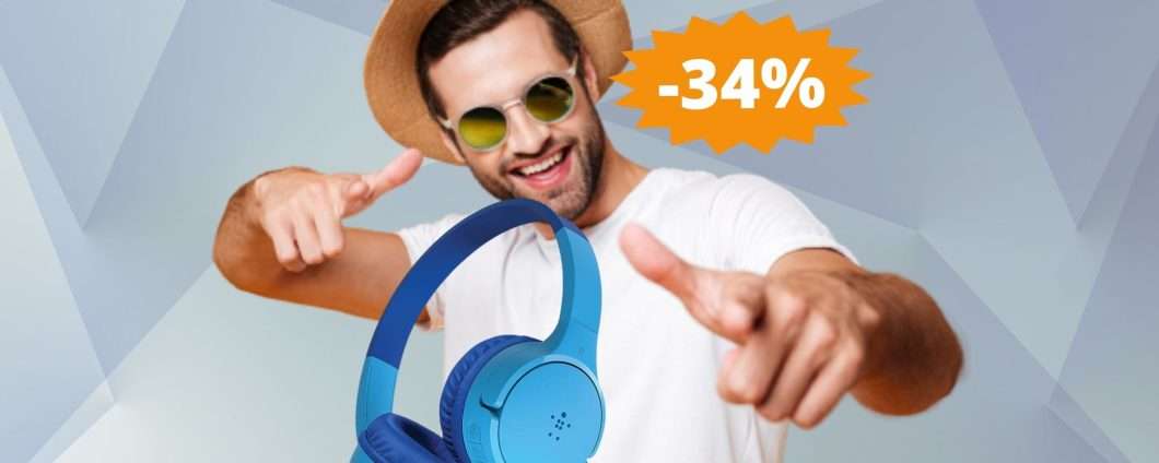 Belkin SoundForm Mini: cuffie di qualità per bambini (-34%)