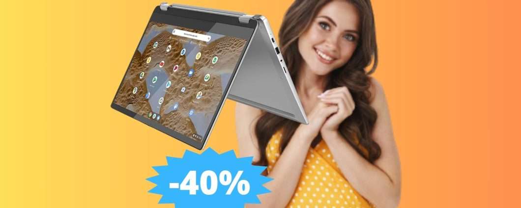 Chromebook Lenovo IdeaPad Flex 3: INCREDIBILE sconto di 200 euro
