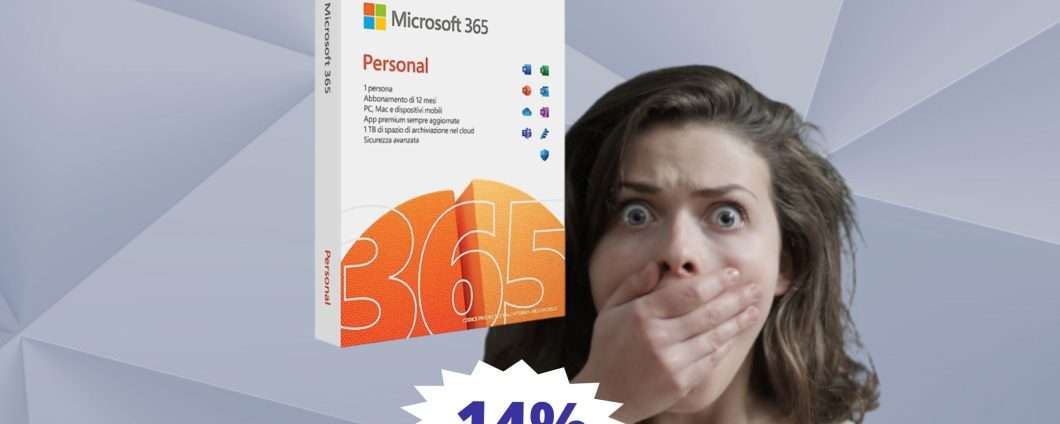 Microsoft 365 Personal: una PROMO da non perdere