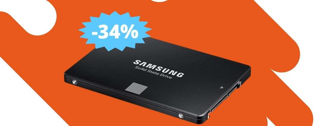 SSD Samsung 870 EVO: un AFFARE da non perdere (-34%)