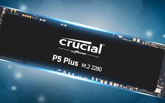 Crucial P5 Plus: SSD da 2 TB a -64%, affare d'oro
