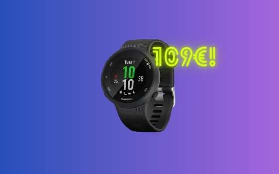 Garmin Forerunner 45: solo 109€ oggi su Amazon