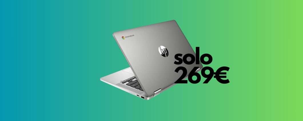 HP Chromebook x360: 269€ di FLUIDITÀ PURA