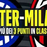 Inter-Milan vale più dei 3 punti in classifica