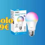 Lampadina Smart WiFi Tapo L530E: domotica e risparmio a soli 9€