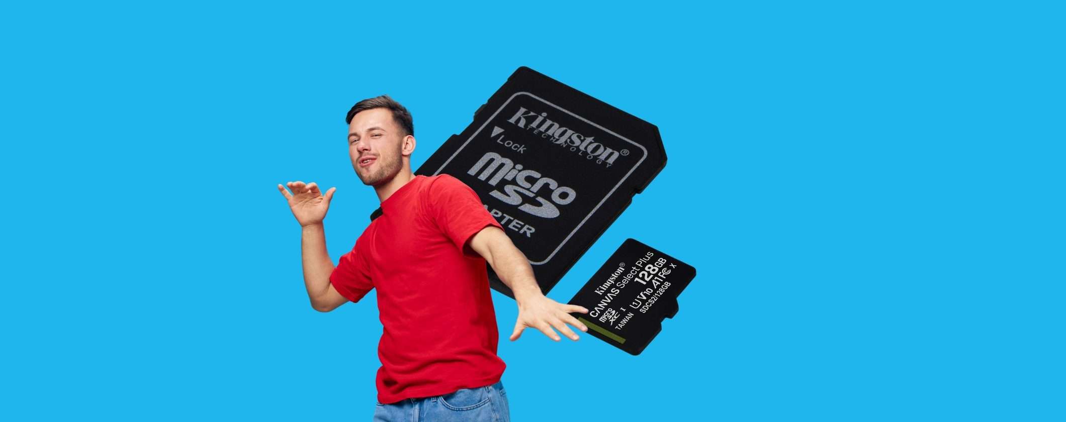 MicroSD Kingston 128GB sotto i 10€ su Amazon