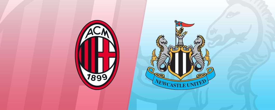 Come vedere Milan-Newcastle in streaming (Champions)