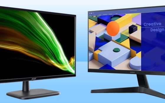 4 monitor sotto i 100€ che è un peccato lasciar lì