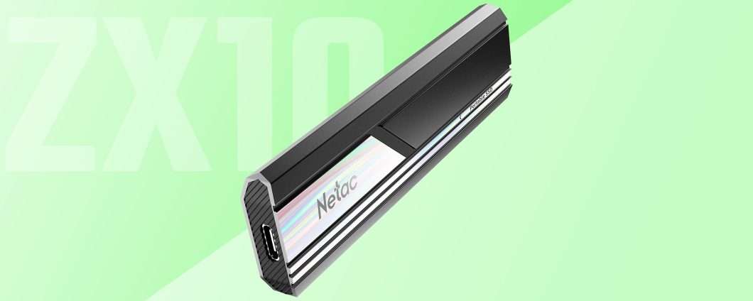 SSD portatile da 1 TB: doppio sconto per Netac ZX10