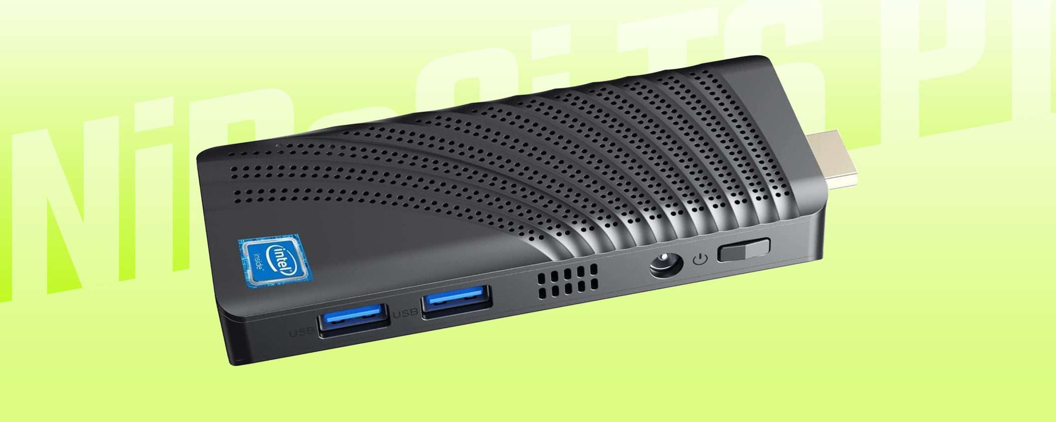 Mini PC Stick: questo NiPoGi è in forte sconto con il coupon
