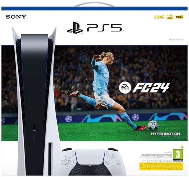 Il bundle con PS5 Standard Edition il gioco EA SPORTS FC 24