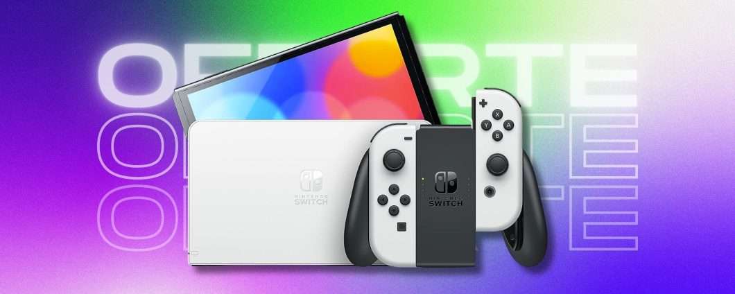 Nintendo Switch OLED coupon: il prezzo CROLLA per tanto divertimento