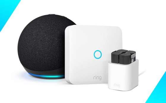 Ring Intercom, batteria, ricarica ed Echo Dot a -135€