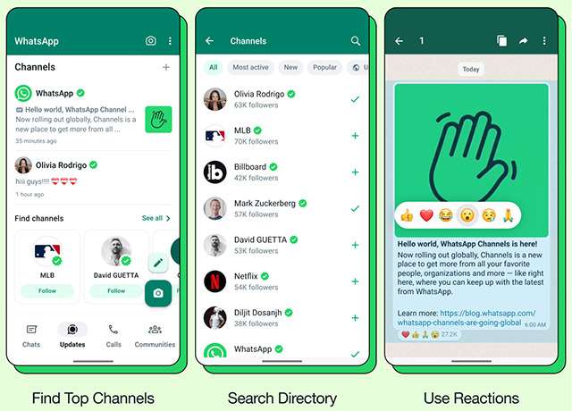 WhatsApp sempre più social: i Canali per tutti
