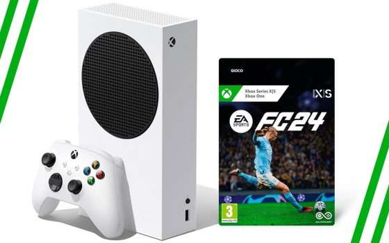 Xbox Series S+FC 24: il bundle in sconto su Amazon