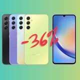 36% di SCONTO sul Samsung Galaxy A34 con Amazon