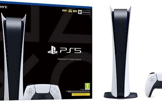 PlayStation 5 edizione Digitale: su Amazon la potete acquistare a soli 439€