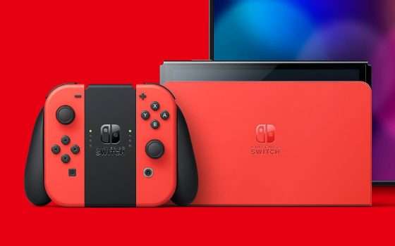 Nintendo Switch OLED rossa in edizione Super Mario già in grande sconto su Amazon