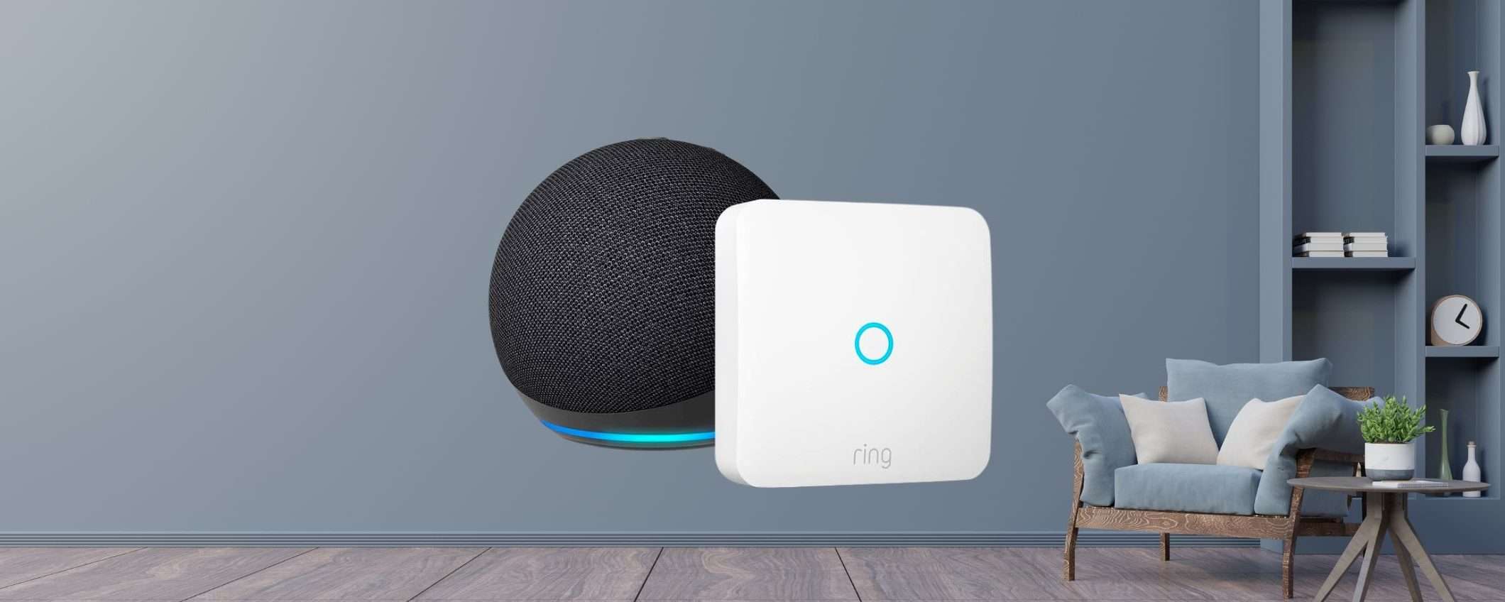 Ring Intercom con Echo Dot: il bundle in MEGA SCONTO (-60%)