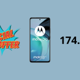 Smartphone Motorola con 108MP e 5000 mAH a soli 174,99€