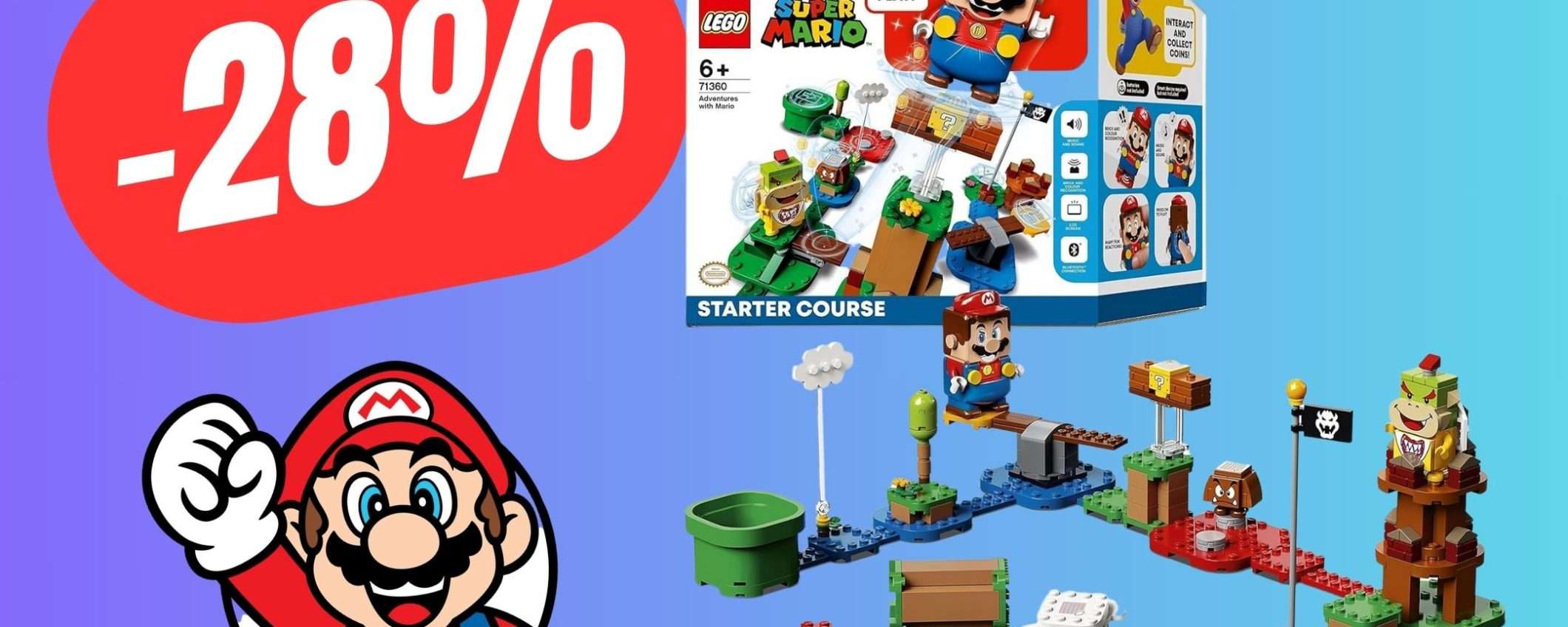 Il set LEGO di Super Mario diventa il regalo PERFETTO con questo sconto del 28%!