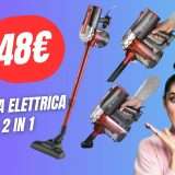 Con questa Scopa Elettrica di Ariete a 48€, le faccende di casa diventeranno un piacere!