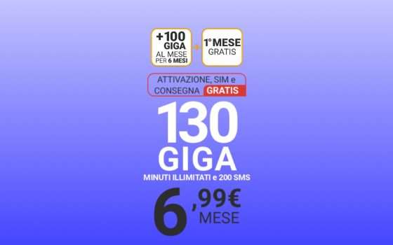 Kena Primo Mese Gratis: 230GB a soli 6,99€ al mese