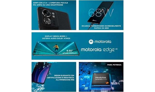 Motorola Edge 40 caratteristiche
