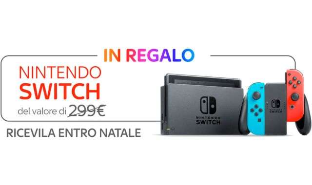 Nintendo Switch in regalo
