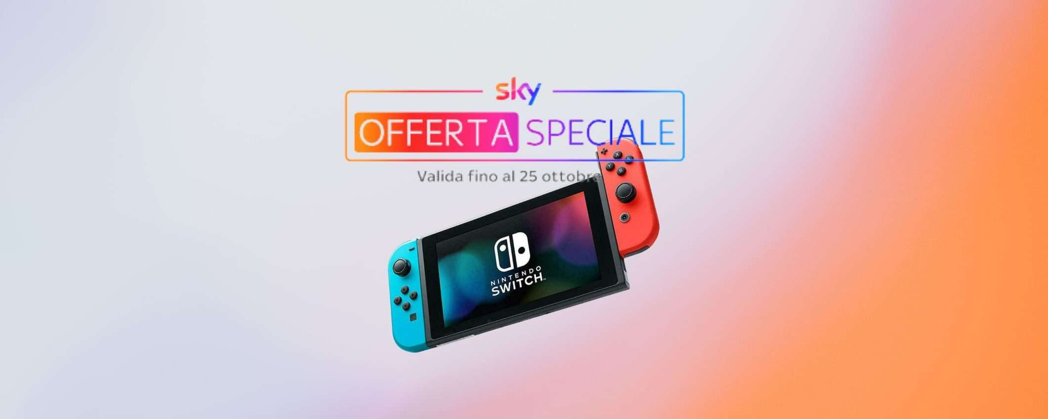 Nuova offerta Sky: hai TV, Sport e una Nintendo Switch GRATIS