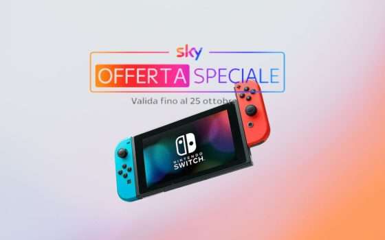 Nuova offerta Sky: hai TV, Sport e una Nintendo Switch GRATIS