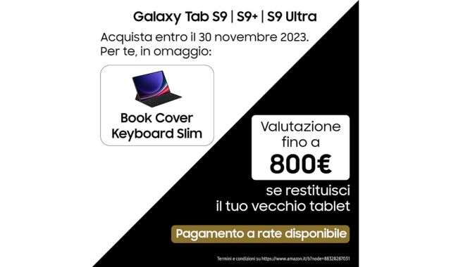 Omaggio Samsung Galaxy Tab S9 FE