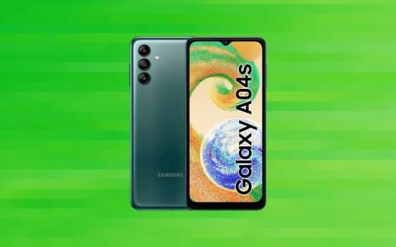 Samsung Galaxy A04s in offerta a PREZZO STRACCIATO su Amazon (-39%)